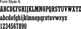 Font 5