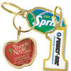 Brass Key Chains With Full Color Imprint