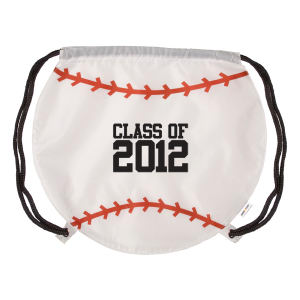 Customized Baseball Draw String Bag