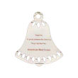 Customized Silver Plated Bell Ornament